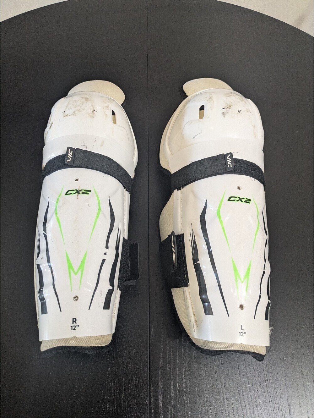VIC CX2 Junior Ice Hockey Shin Guards 12"